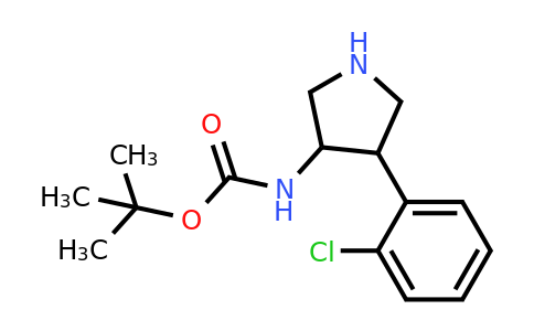 1315367-38-4 | Tert-butyl (4-(2-chlorophenyl)pyrrolidin-3-yl)carbamate