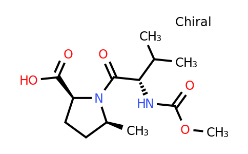 (2S,5S)-1-((Methoxycarbonyl)-l-valyl)-5-methylpyrrolidine-2-carboxylicacid