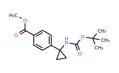 1338243-88-1 | Methyl 4-(1-((tert-butoxycarbonyl)amino)cyclopropyl)benzoate