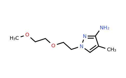 1339055-74-1 | 1-(2-(2-Methoxyethoxy)ethyl)-4-methyl-1h-pyrazol-3-amine