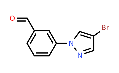 1341697-43-5 | 3-(4-Bromo-1h-pyrazol-1-yl)benzaldehyde