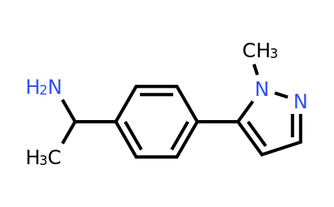 1342737-45-4 | 1-(4-(1-Methyl-1H-pyrazol-5-yl)phenyl)ethan-1-amine