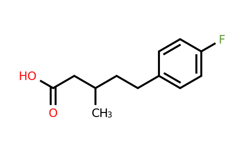 5-(4-Fluorophenyl)-3-methylpentanoic acid