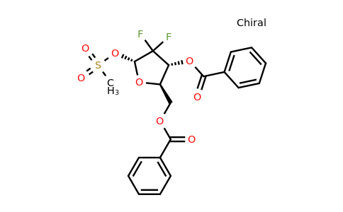 ((2R,3R,5R)-3-(benzoyloxy)-4,4-difluoro-5-((methylsulfonyl)oxy)tetrahydrofuran-2-yl)methyl benzoate