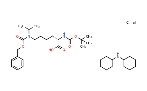 135101-24-5 | Dicyclohexylamine N6-((benzyloxy)carbonyl)-N2-(tert-butoxycarbonyl)-N6-isopropyl-L-lysinate