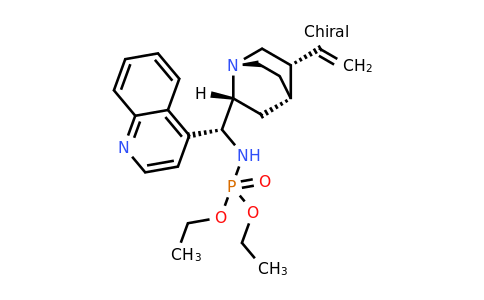 Diethyl ((1R)-quinolin-4-yl(5-vinylquinuclidin-2-yl)methyl)phosphoramidate