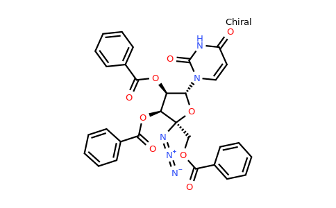 (2R,3S,4R,5R)-2-azido-2-((benzoyloxy)methyl)-5-(2,4-dioxo-3,4-dihydropyrimidin-1(2H)-yl)tetrahydrofuran-3,4-diyl dibenzoate