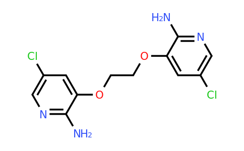 3-[2-(2-amino-5-chloropyridin-3-yl)oxyethoxy]-5-chloropyridin-2-amine