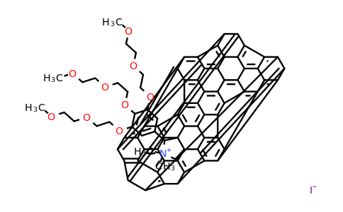 1373957-23-3 | C60,N,N,N-trimethyl-1-(2,3,4-tris(2-(2-methoxyethoxy)ethoxy)phenyl)dimethanaminium monoadduct iodide salt