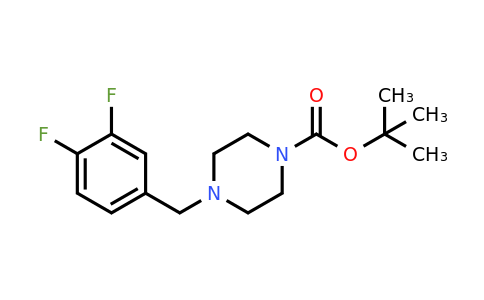 1393441-76-3 | tert-Butyl 4-[(3,4-difluorophenyl)methyl]piperazine-1-carboxylate