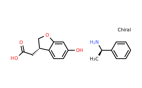 1394138-46-5 | (R)-1-phenylethanamine (S)-2-(6-hydroxy-2,3-dihydrobenzofuran-3-yl)acetate