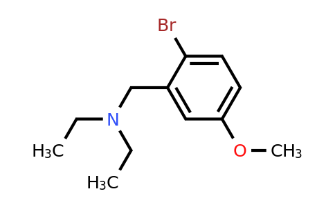 1394291-48-5 | 2-Bromo-5-methoxy-N,N-diethylbenzylamine