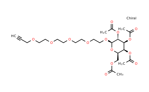 Propargyl-PEG4-tetra-Ac-beta-D-galactose