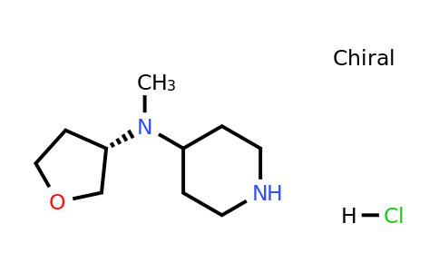 1403763-33-6 | N-methyl-N-[(3S)-oxolan-3-yl]piperidin-4-amine hydrochloride