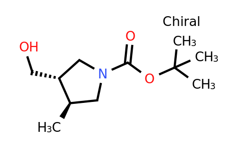 1417789-75-3 | Tert-butyl (3S,4S)-3-(hydroxymethyl)-4-methylpyrrolidine-1-carboxylate