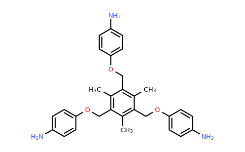 4,4',4"-(((2,4,6-Trimethylbenzene-1,3,5-triyl)tris(methylene))tris(oxy))trianiline