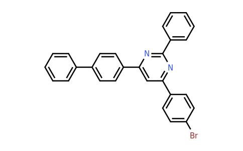 4-([1,1'-Biphenyl]-4-yl)-6-(4-bromophenyl)-2-phenylpyrimidine