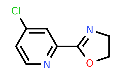 4-Chloro-2-(4,5-dihydro-1,3-oxazol-2-yl)pyridine