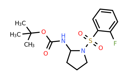 1423033-29-7 | Tert-butyl (1-((2-fluorophenyl)sulfonyl)pyrrolidin-2-yl)carbamate