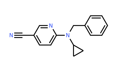 1424339-95-6 | 6-(Benzyl(cyclopropyl)amino)nicotinonitrile