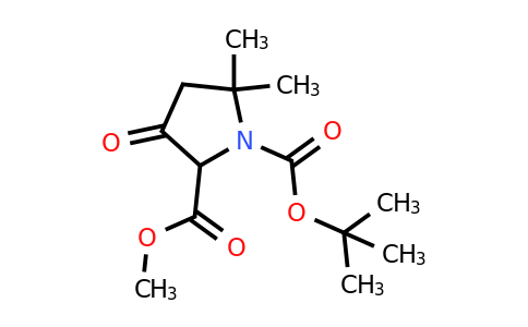 1426680-65-0 | 1-tert-Butyl 2-methyl 5,5-dimethyl-3-oxopyrrolidine-1,2-dicarboxylate