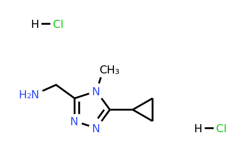 1432681-51-0 | (5-Cyclopropyl-4-methyl-4h-1,2,4-triazol-3-yl)methanamine dihydrochloride