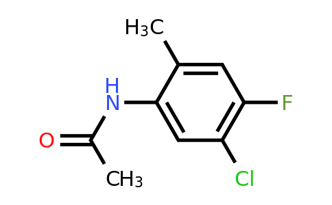 1434142-01-4 | N-(5-Chloro-4-fluoro-2-methylphenyl)acetamide