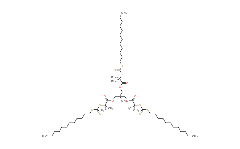 2-(((2-(((Dodecylthio)carbonothioyl)thio)-2-methylpropanoyl)oxy)methyl)-2-methylpropane-1,3-diyl bis(2-(((dodecylthio)carbonothioyl)thio)-2-methylpropanoate)