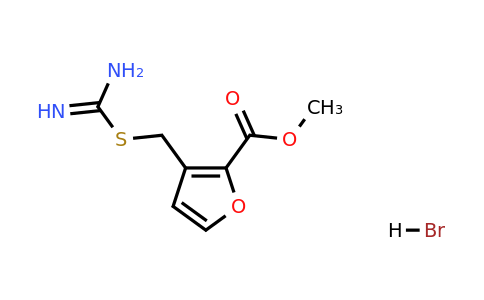 143824-50-4 | Methyl 3-[(carbamimidoylsulfanyl)methyl]furan-2-carboxylate hydrobromide