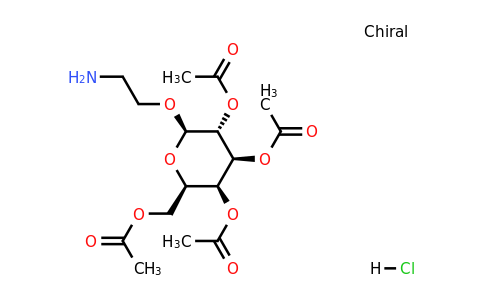 (2R,3S,4S,5R,6R)-2-(Acetoxymethyl)-6-(2-aminoethoxy)tetrahydro-2H-pyran-3,4,5-triyl triacetate hydrochloride