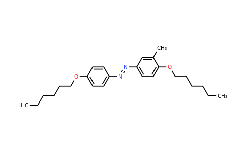 (E)-1-(4-(Hexyloxy)-3-methylphenyl)-2-(4-(hexyloxy)phenyl)diazene