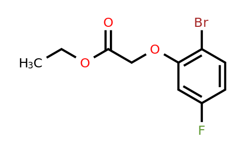 1443347-87-2 | Ethyl 2-(2-bromo-5-fluorophenoxy)acetate