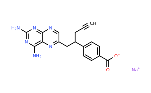 1445586-50-4 | Sodium 4-(1-(2,4-diaminopteridin-6-yl)pent-4-yn-2-yl)benzoate