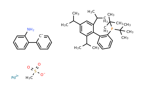 1447963-75-8 | ditert-butyl-[2-(2,4,6-triisopropylphenyl)phenyl]phosphane;methanesulfonate;palladium(2+);2-phenylaniline