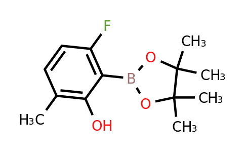 1451391-55-1 | 6-Fluoro-2-hydroxy-3-methylphenylboronic acid pinacol ester