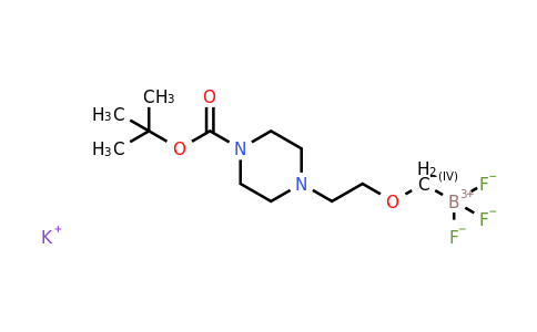 1452383-14-0 | Potassium 2-(4-(N-Boc)-piperazin-1-yl)ethoxymethyltrifluoroborate