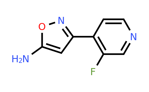 1467230-64-3 | 3-(3-Fluoropyridin-4-yl)isoxazol-5-amine