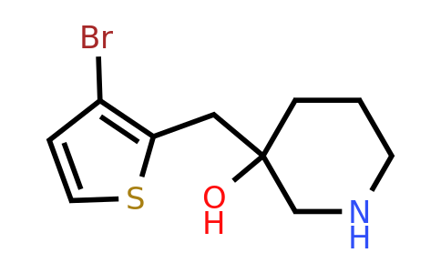 1467274-55-0 | 3-((3-Bromothiophen-2-yl)methyl)piperidin-3-ol