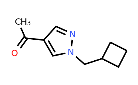 1481327-98-3 | 1-[1-(cyclobutylmethyl)-1h-pyrazol-4-yl]ethan-1-one