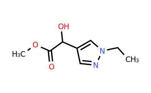 1484465-88-4 | Methyl 2-(1-ethyl-1h-pyrazol-4-yl)-2-hydroxyacetate