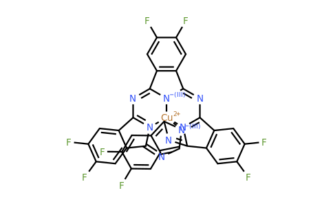 Copper(II) 2,3,9,10,16,17,23,24-Octafluorophthalocyanine (purified by sublimation)