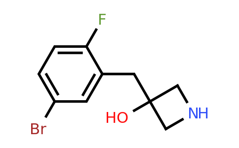 1489495-10-4 | 3-(5-Bromo-2-fluorobenzyl)azetidin-3-ol