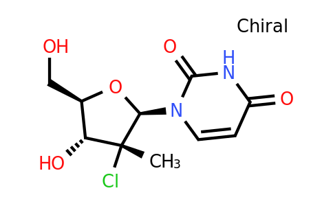 1-((2R,3R,4R,5R)-3-chloro-4-hydroxy-5-(hydroxymethyl)-3-methyltetrahydrofuran-2-yl)pyrimidine-2,4(1H,3H)-dione