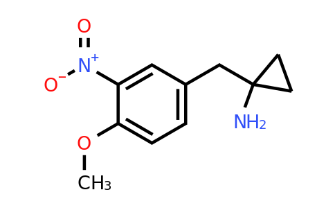 1497140-21-2 | 1-(4-Methoxy-3-nitrobenzyl)cyclopropan-1-amine