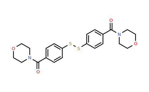 1498326-26-3 | (Disulfanediylbis(4,1-phenylene))bis(morpholinomethanone)