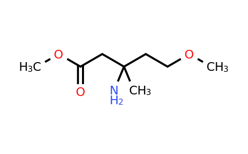 1522701-98-9 | Methyl 3-amino-5-methoxy-3-methylpentanoate