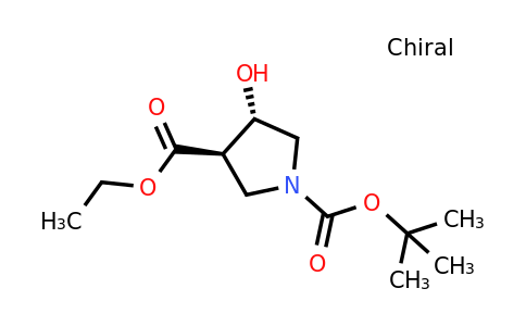 1523541-94-7 | O1-tert-butyl O3-ethyl (3R,4S)-4-hydroxypyrrolidine-1,3-dicarboxylate