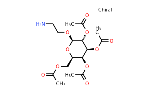 (2R,3S,4S,5R,6R)-2-(Acetoxymethyl)-6-(2-aminoethoxy)tetrahydro-2H-pyran-3,4,5-triyl triacetate