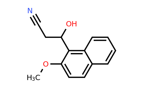 1533885-13-0 | 3-Hydroxy-3-(2-methoxynaphthalen-1-yl)propanenitrile