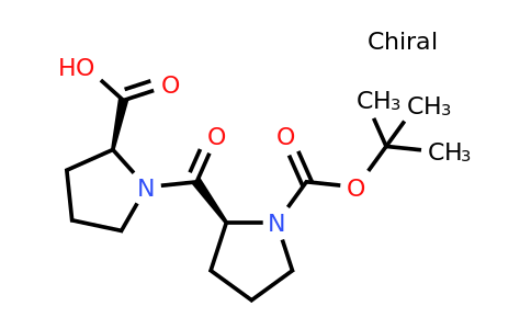 (S)-1-((S)-1-(tert-Butoxycarbonyl)pyrrolidine-2-carbonyl)pyrrolidine-2-carboxylic acid